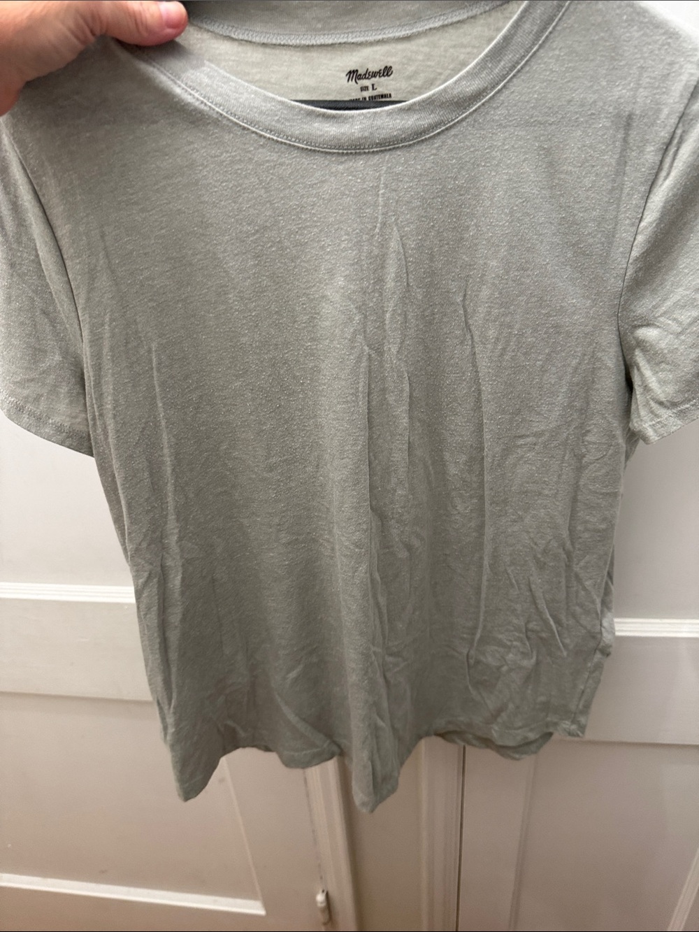 Madewell womens shirt sleeve tshirt size l